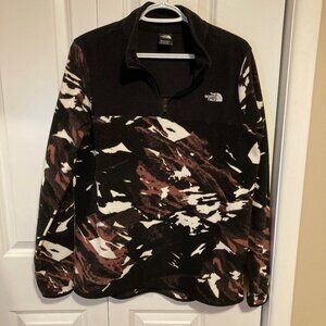 The North Face Women's Printed TKA Glacier 1/4 Zip Fleece Pullover, Size Large